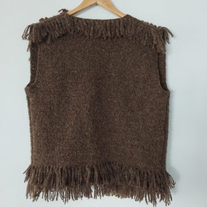 CHALECO MIRAFLORES MARRON - GiBlack Knits