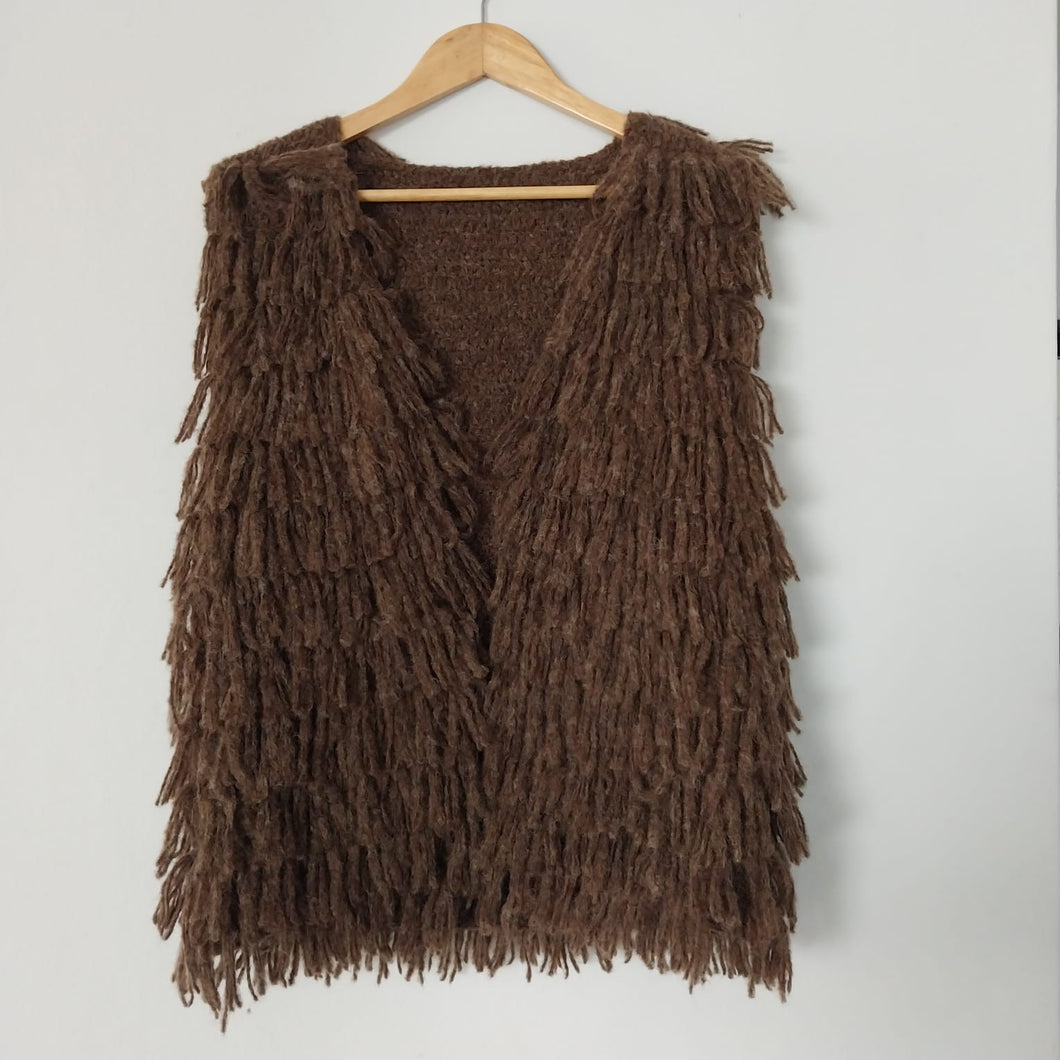 CHALECO SAN BORJA MARRON - GiBlack Knits