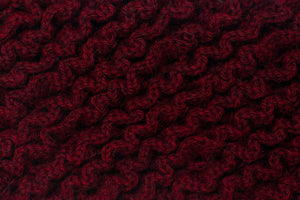 SET MARIA CUELLO Y MITONES BURDEOS - GiBlack Knits