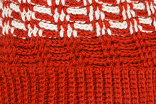 Cargar imagen en el visor de la galería, GORRO COLUMBUS NARANJA Y CREMA - GiBlack Knits
